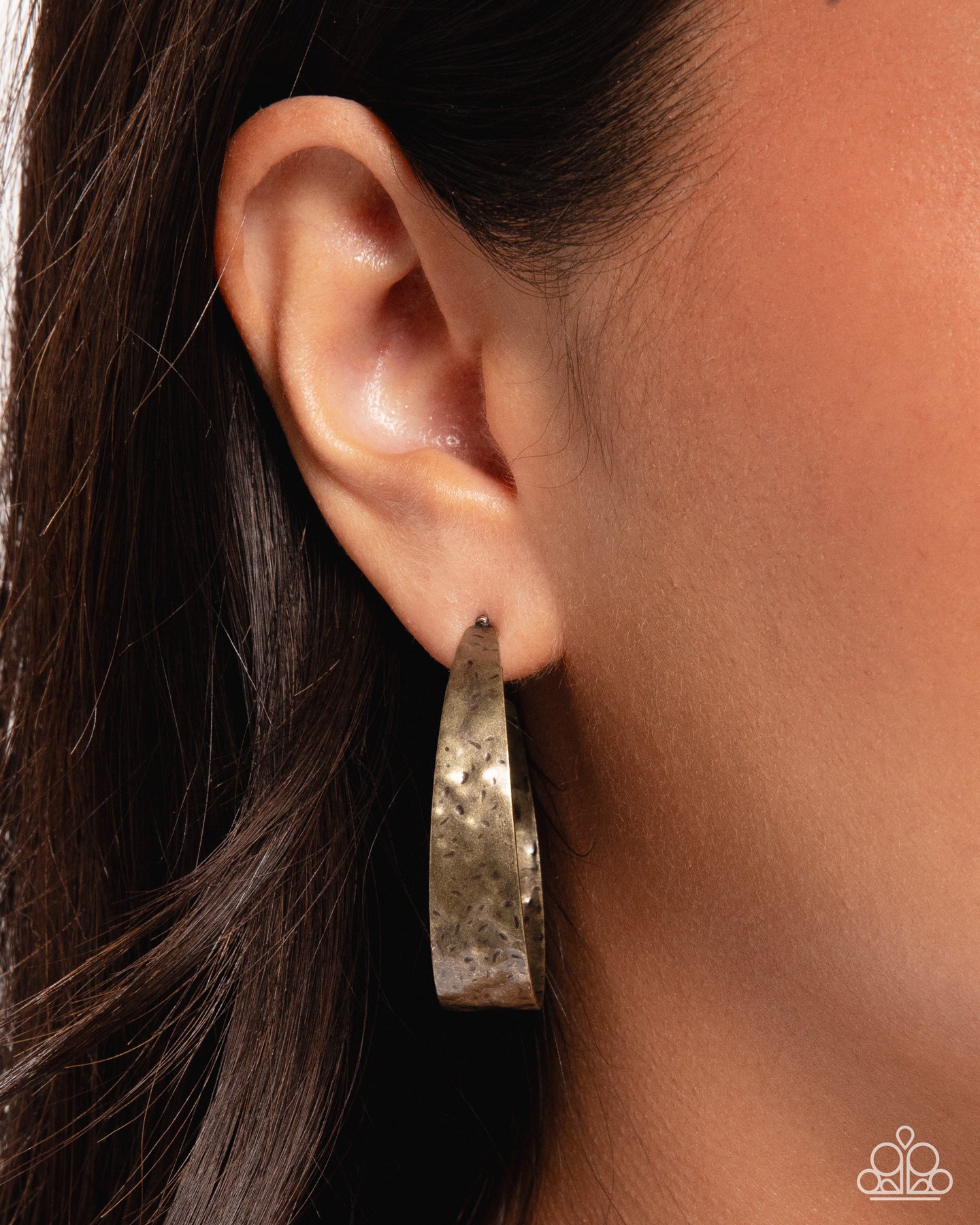 Rustic Renewal - brass - Paparazzi earrings