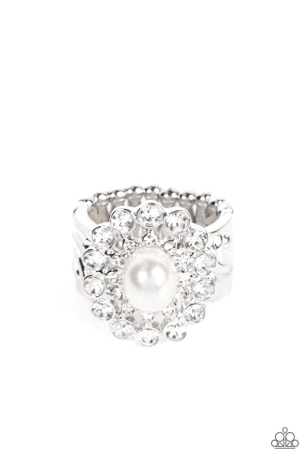 A-list Admirer - white - Paparazzi ring