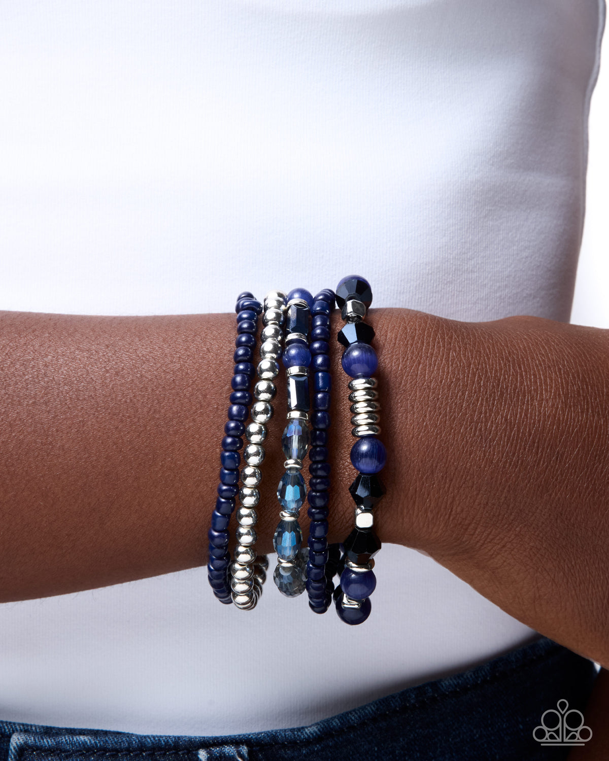 A Beautiful Blend - blue - Paparazzi bracelet