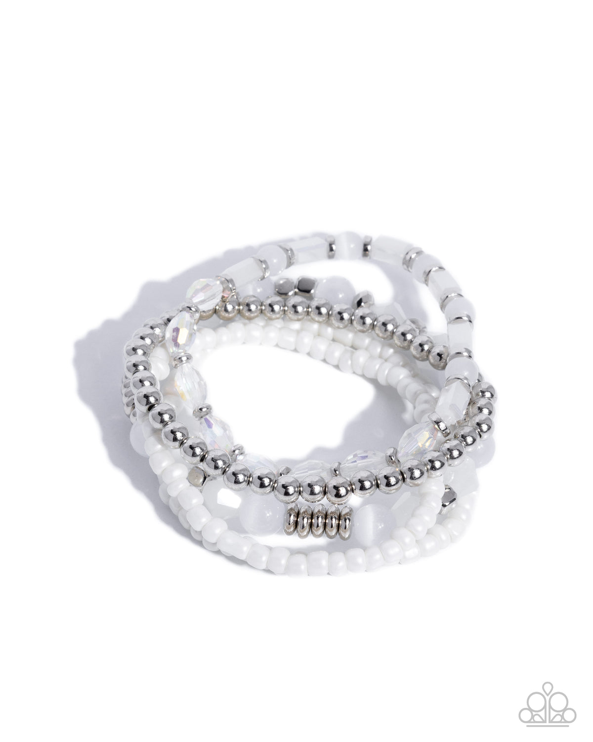 A Beautiful Blend - white - Paparazzi bracelet