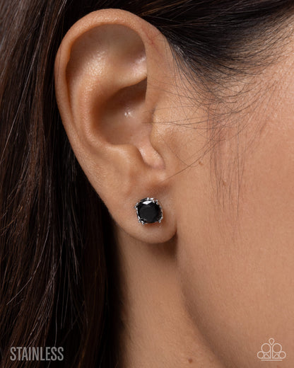 A Change of Color - black - Paparazzi earrings