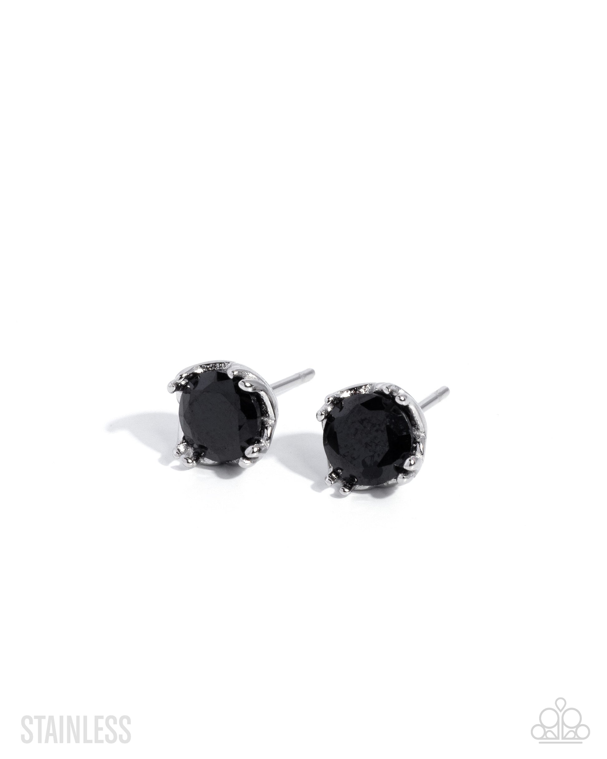 A Change of Color - black - Paparazzi earrings
