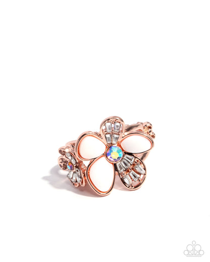 A Dizzy SHELL - rose gold - Paparazzi ring