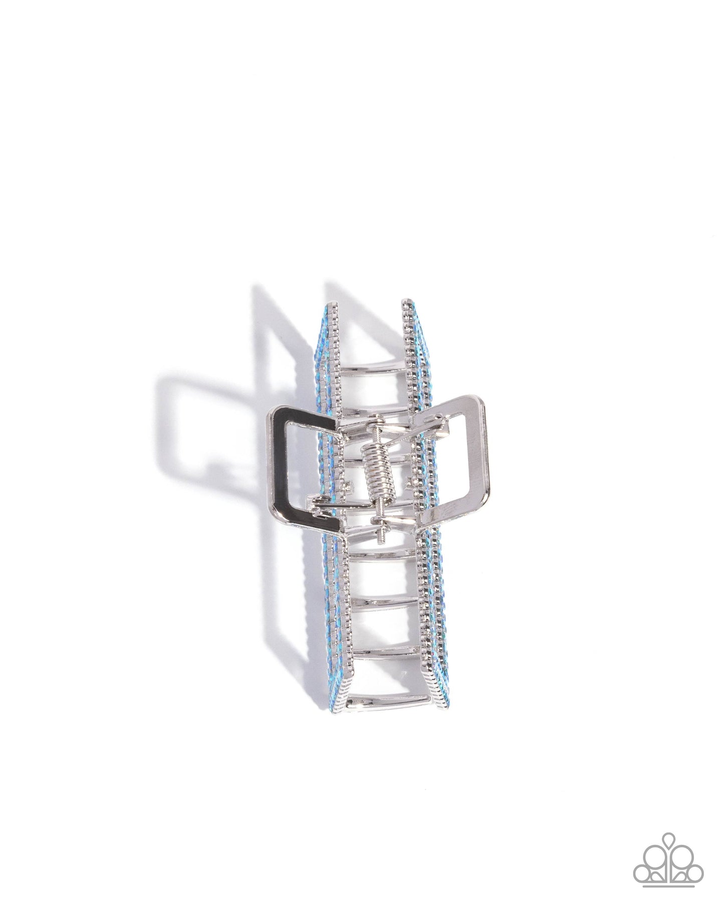 A Glittery Example - blue - Paparazzi hair clip