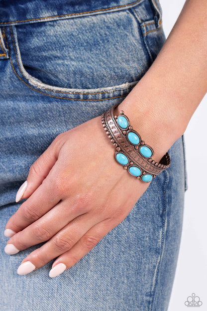 A League of Their STONE - copper - Paparazzi bracelet