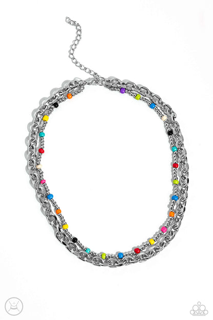 A Pop of Color - multi - Paparazzi necklace