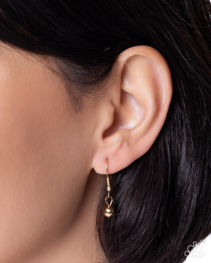 A Single Rose - yellow - Paparazzi necklace