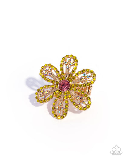 Absolutely Thriving - yellow - Paparazzi ring