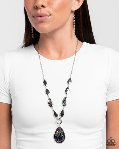 Abstract Abalone - multi - Paparazzi necklace