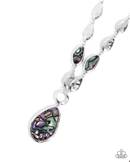 Abstract Abalone - multi - Paparazzi necklace