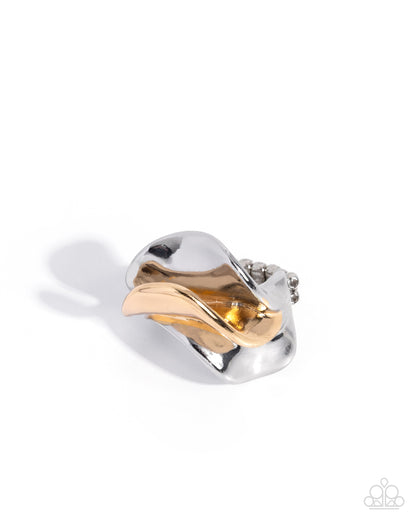 Abstract Academy - silver - Paparazzi ring