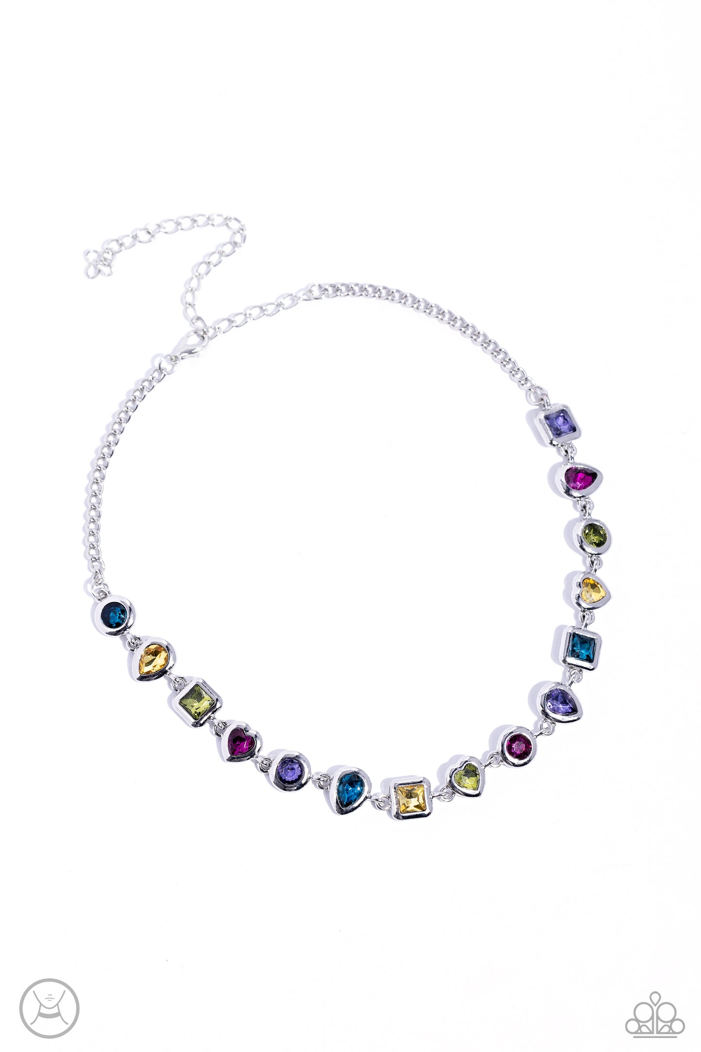 Abstract Admirer - multi - Paparazzi necklace