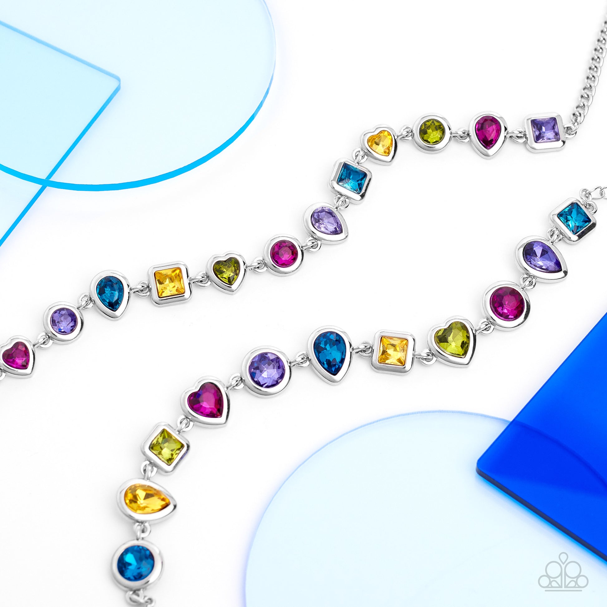 Abstract Admirer - multi - Paparazzi necklace