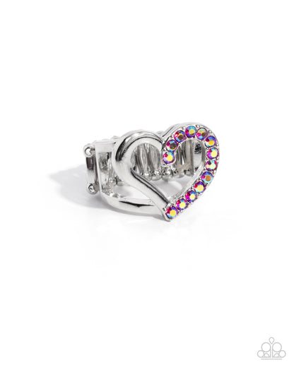 Abstract Attraction - pink - Paparazzi ring