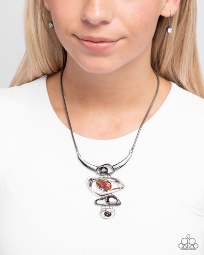Abundantly Abstract - black - Paparazzi necklace