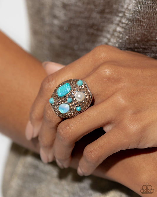 Active Artistry - blue - Paparazzi ring
