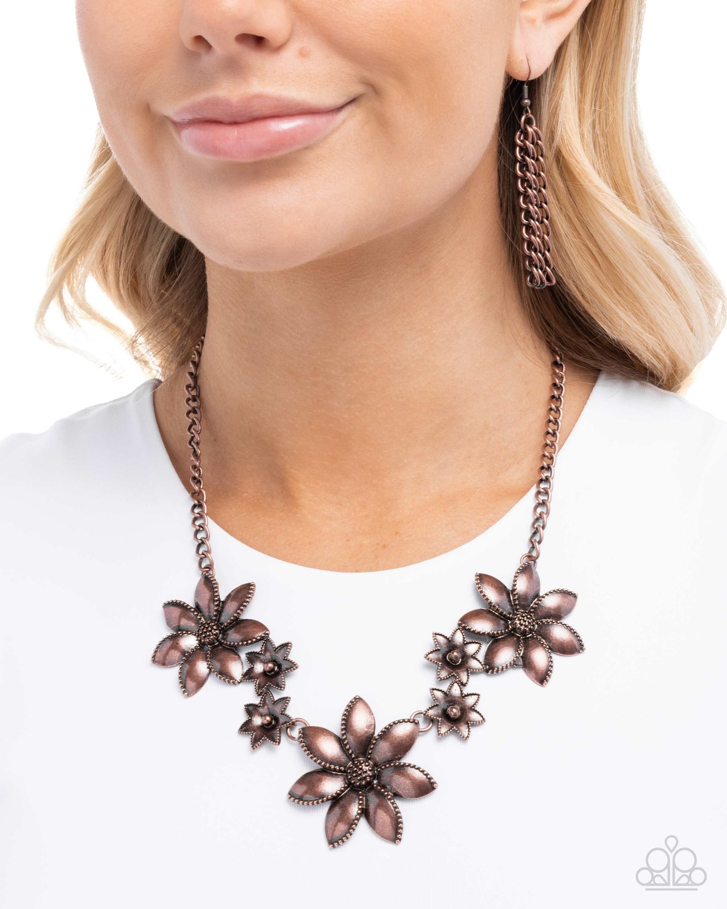 Active Imagination - copper - Paparazzi necklace