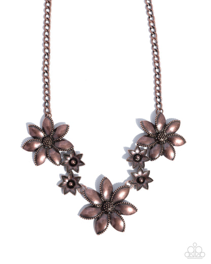 Active Imagination - copper - Paparazzi necklace