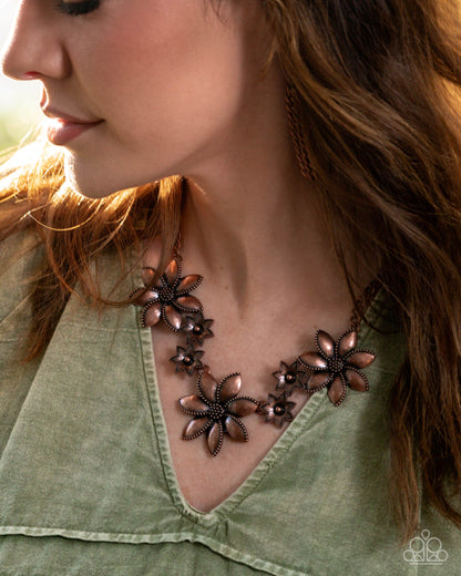 Active Imagination - copper - Paparazzi necklace