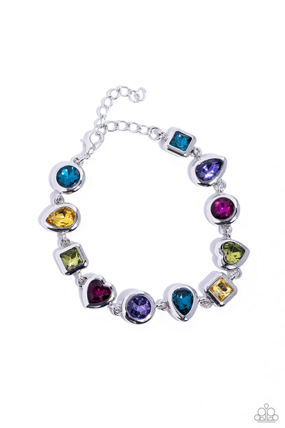 Actively Abstract - multi - Paparazzi bracelet