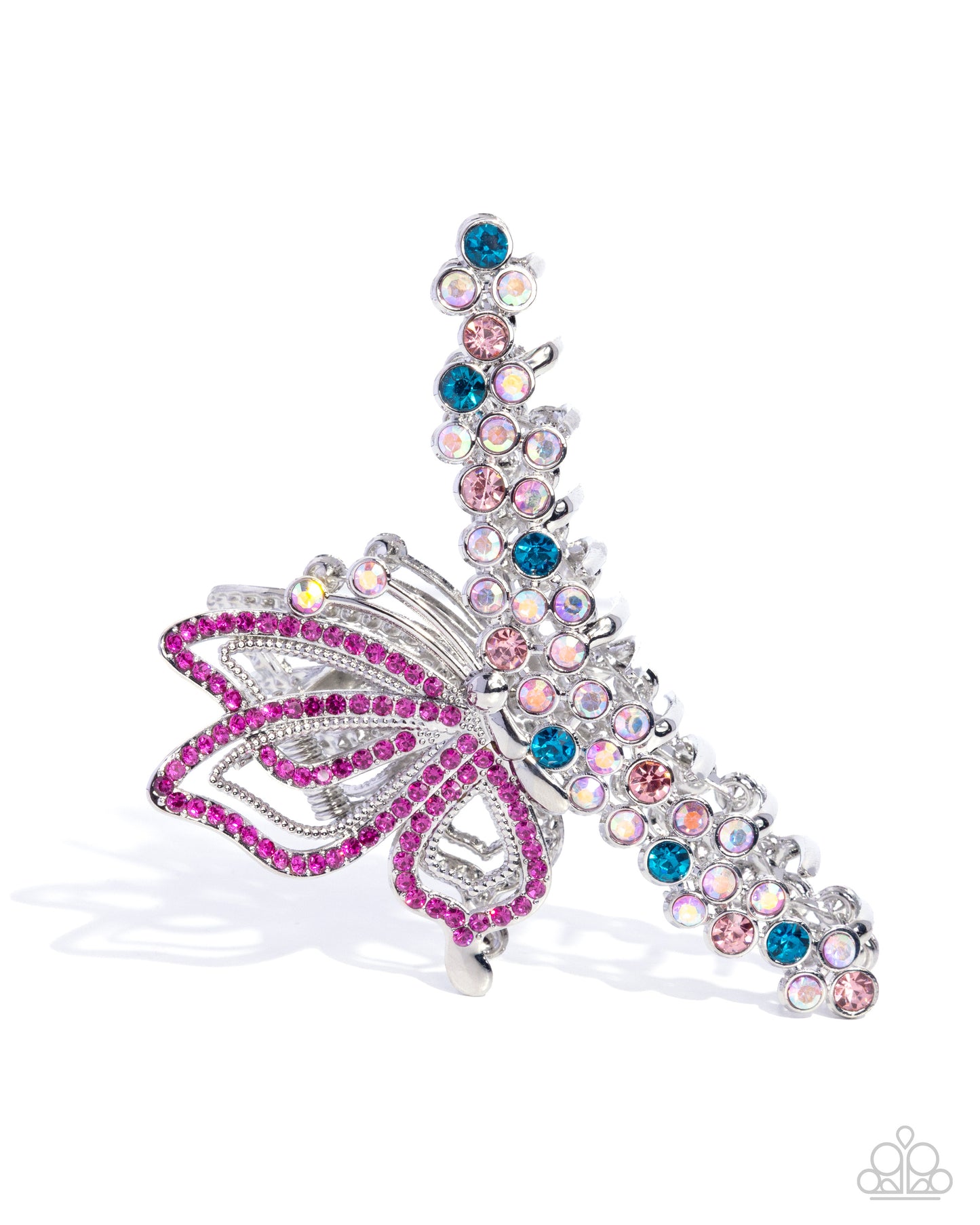 Admirable Administration - pink - Paparazzi hair clip