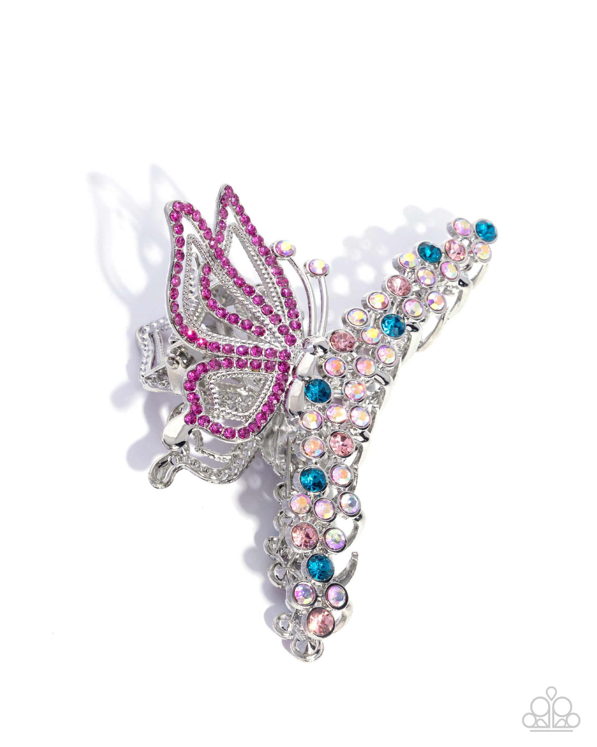 Admirable Administration - pink - Paparazzi hair clip