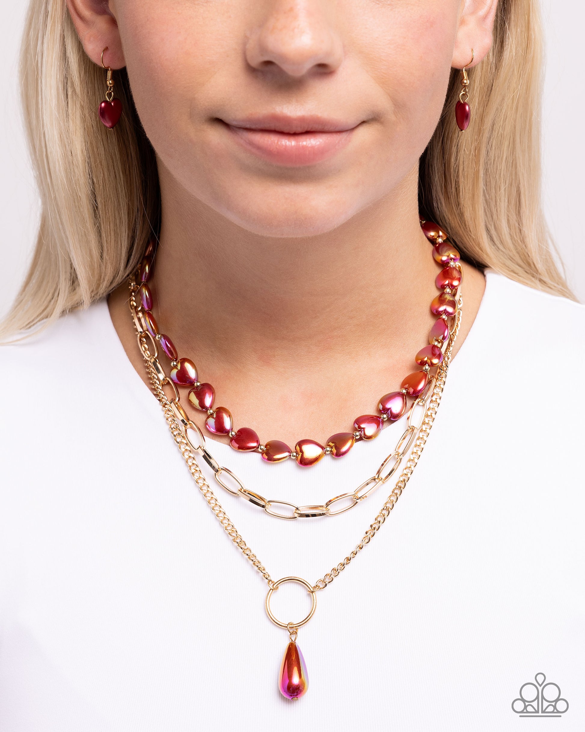 Admirable Affection - red - Paparazzi necklace