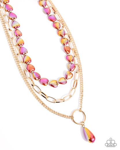 Admirable Affection - red - Paparazzi necklace