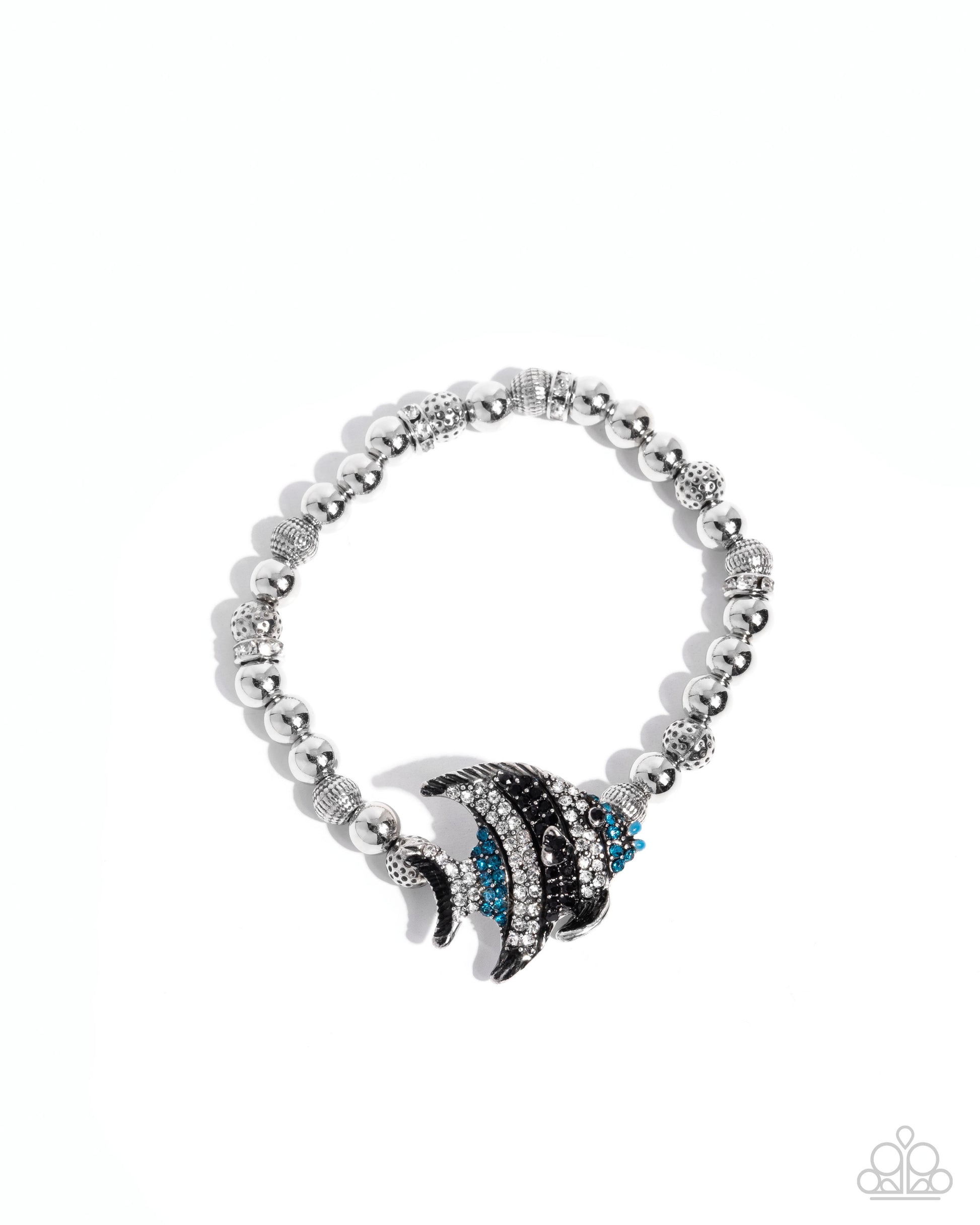 Admirable Angelfish - blue - Paparazzi bracelet