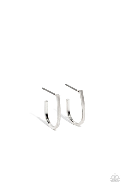 Admirable Arches - silver - Paparazzi earrings