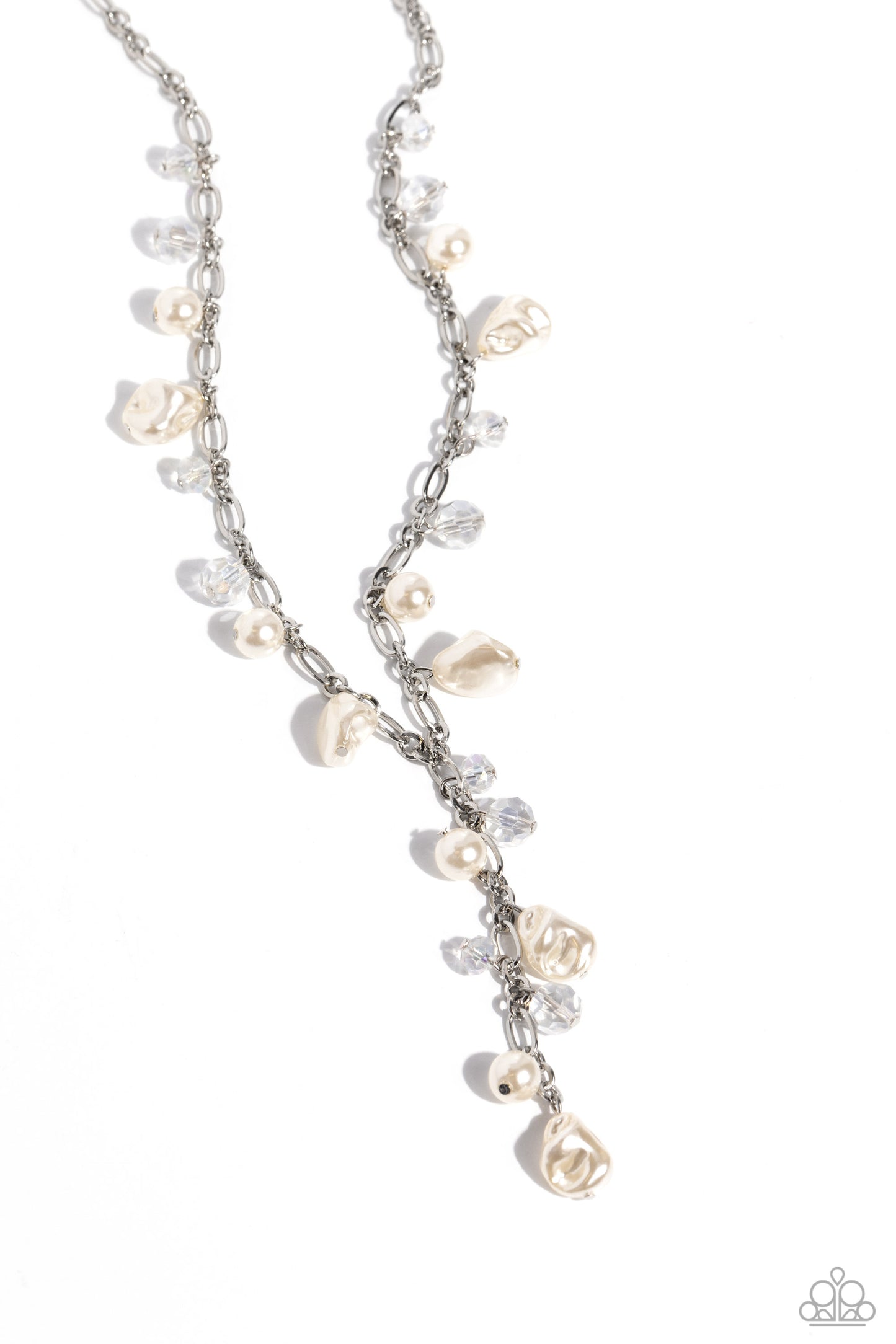 Admirable Array - white - Paparazzi necklace