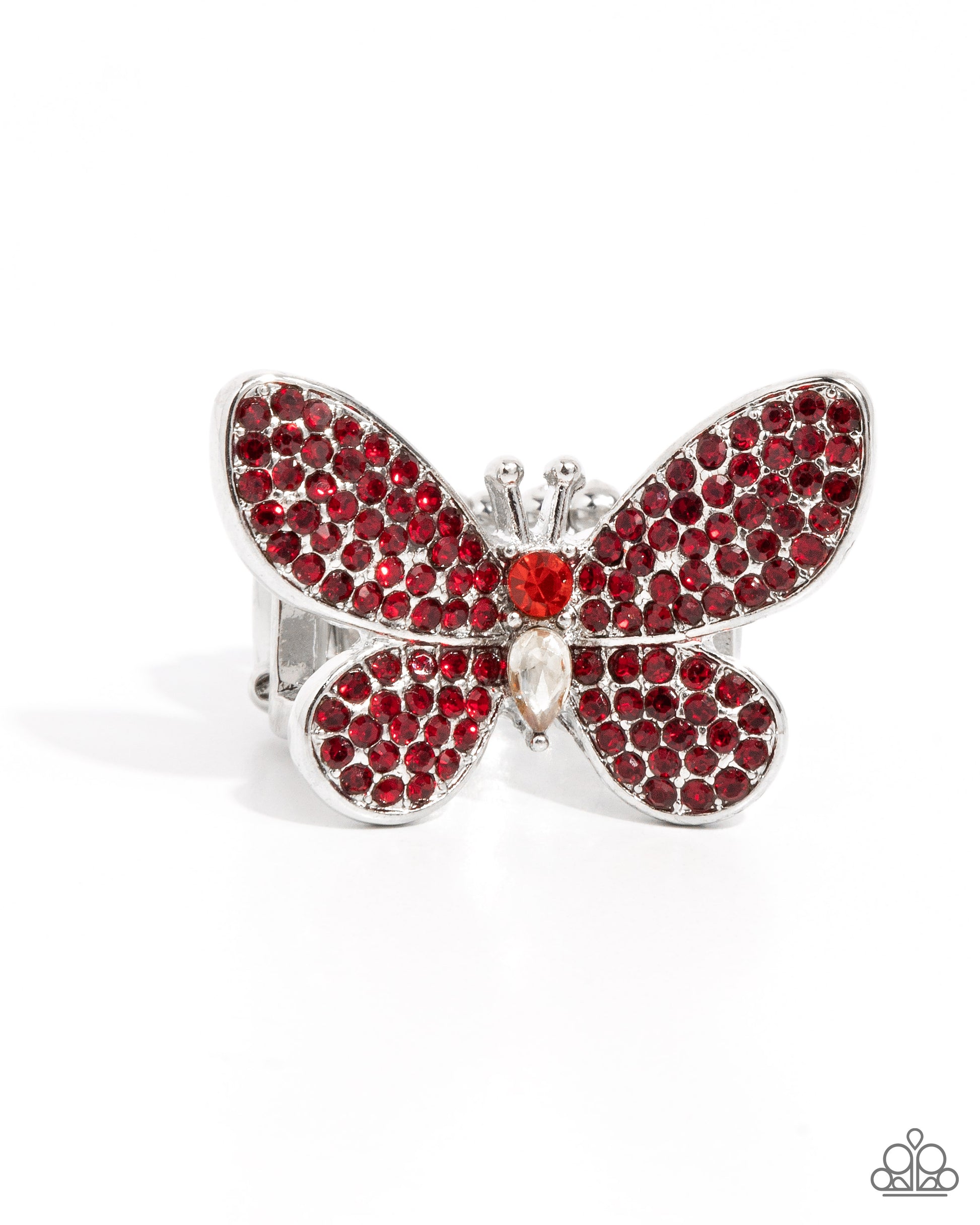 Admirable Ascension - red - Paparazzi ring