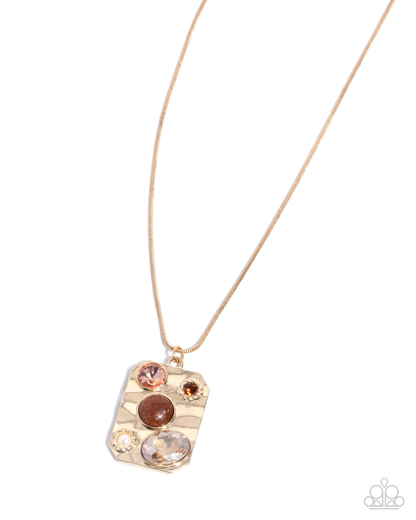 Admirably Abstract - brown - Paparazzi necklace