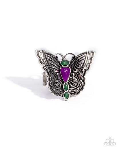 Adolescent Aerial - purple - Paparazzi ring
