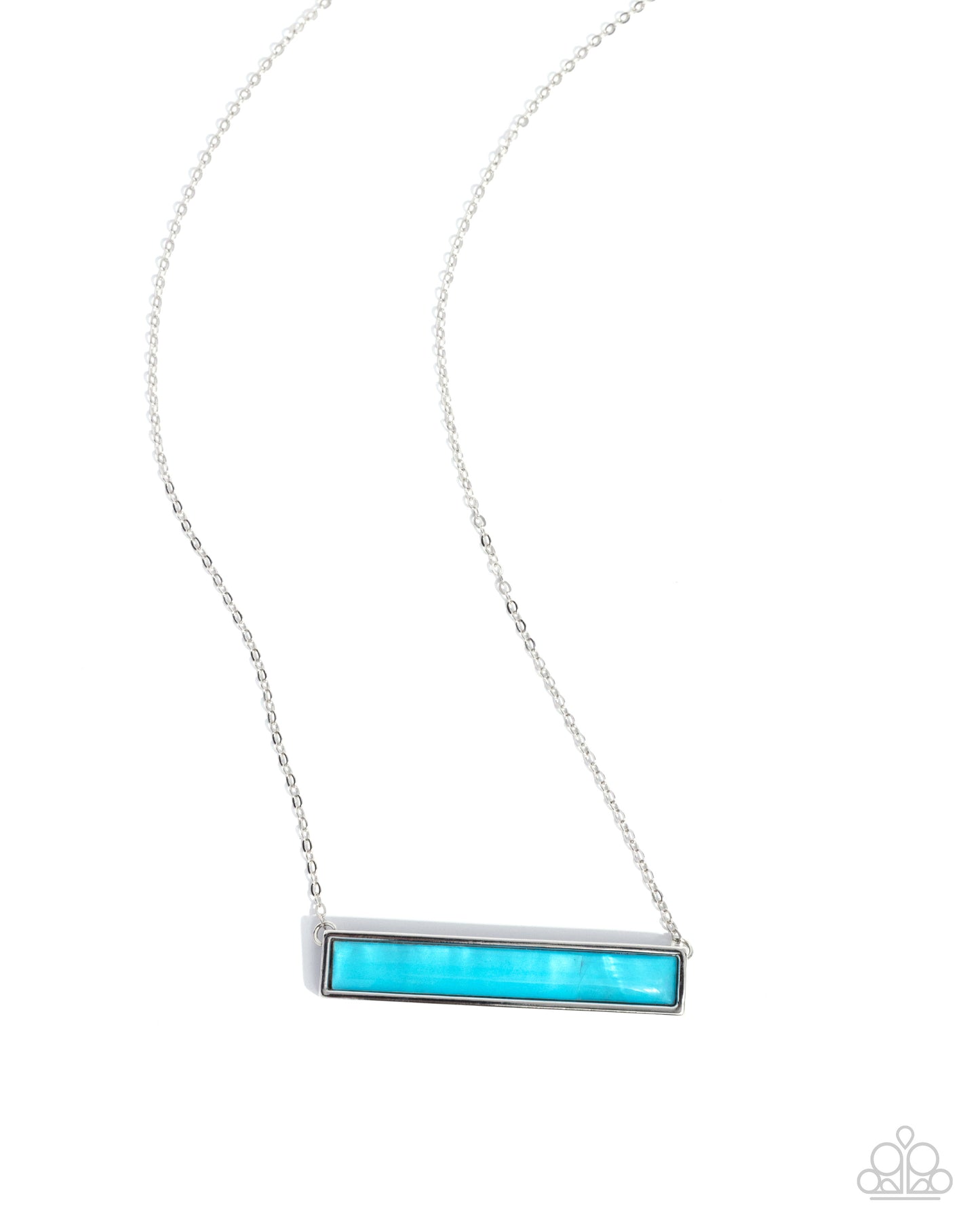 Adorable Abalone - blue - Paparazzi necklace