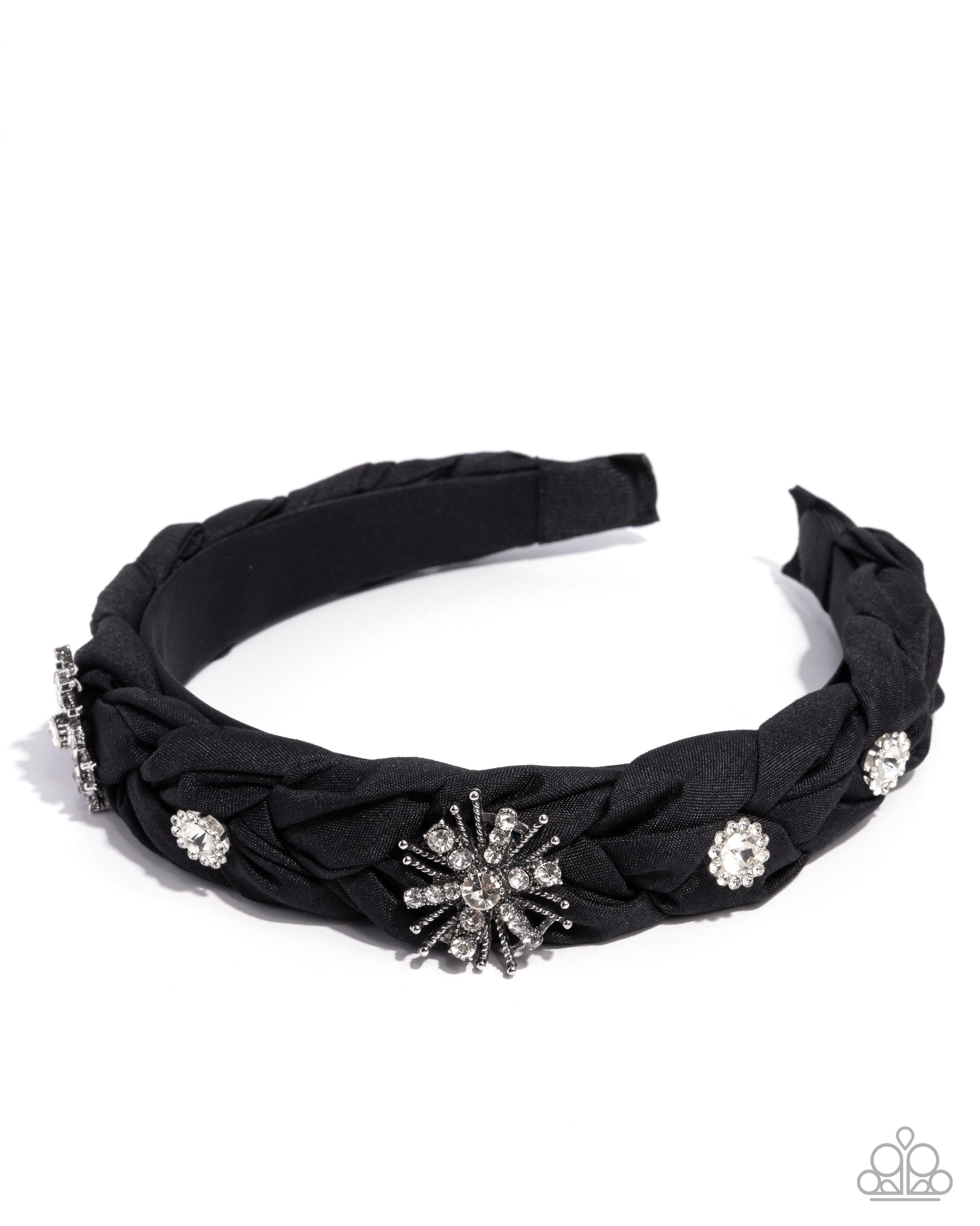 Adorable Accent - black - Paparazzi headband