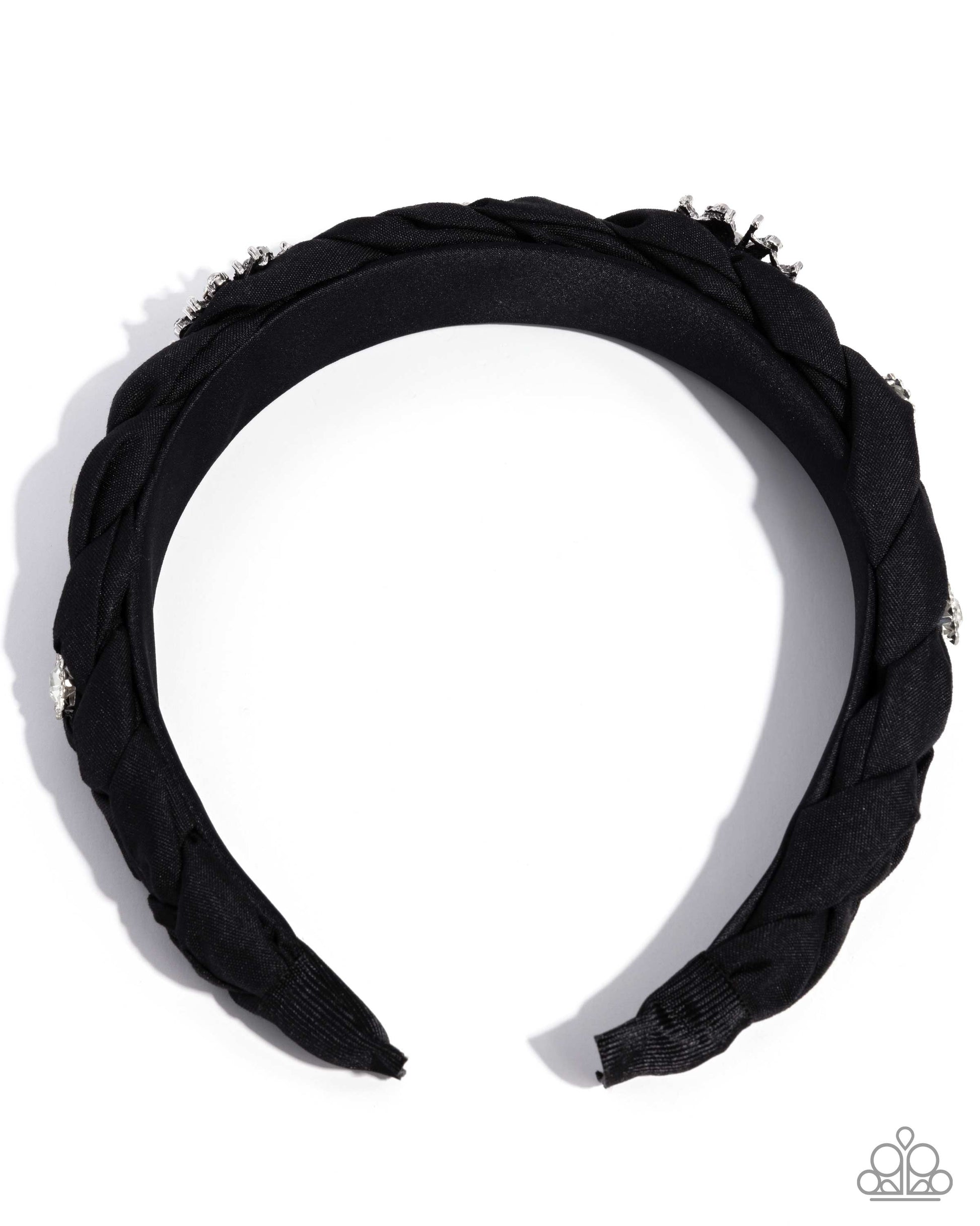 Adorable Accent - black - Paparazzi headband