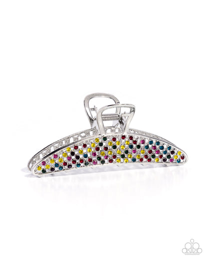 Adorable Acclaim - multi - Paparazzi hair clip