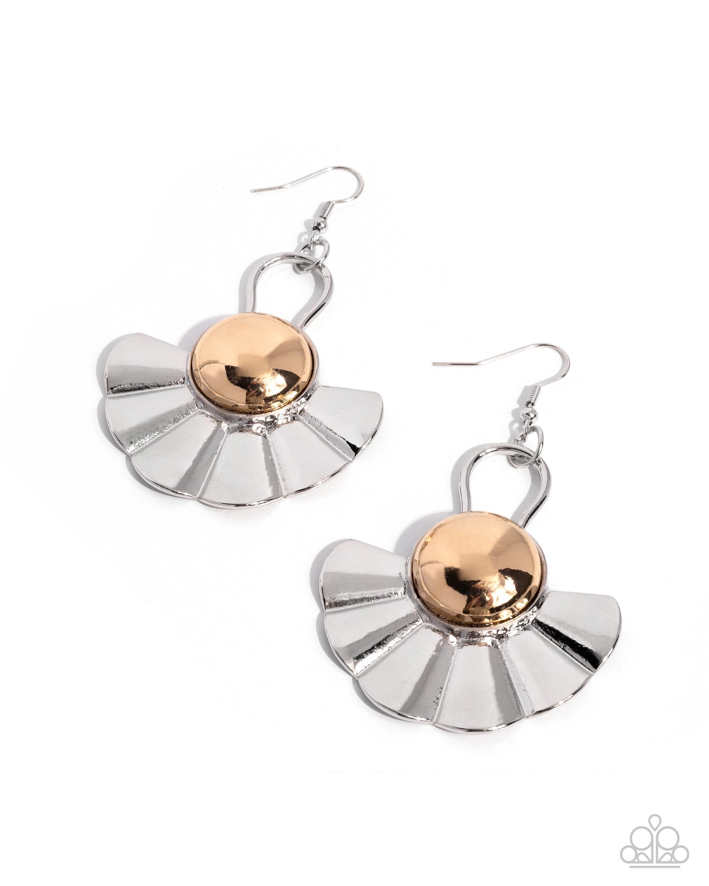 Adorable Acknowledgment - silver - Paparazzi earrings