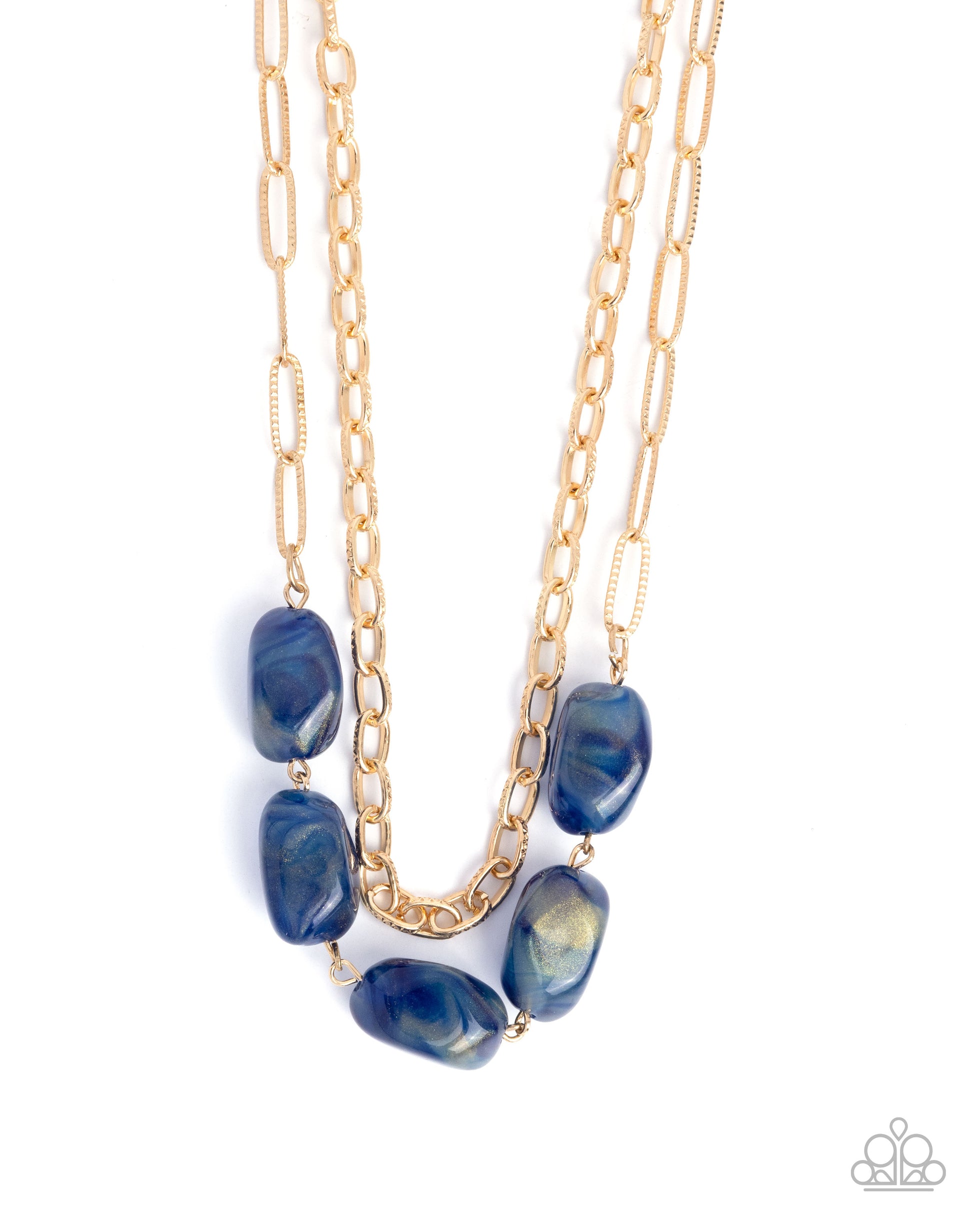 Adorable Acrylics - blue - Paparazzi necklace