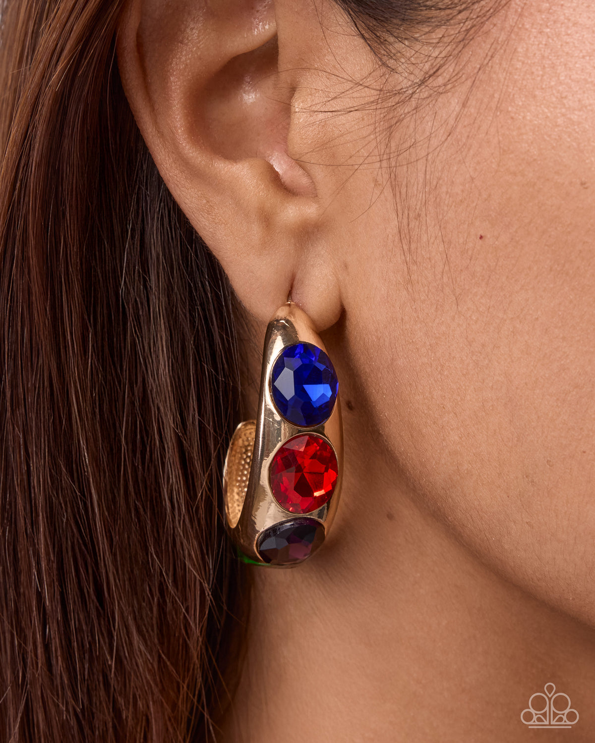 Adorable Advocate - gold - Paparazzi earrings