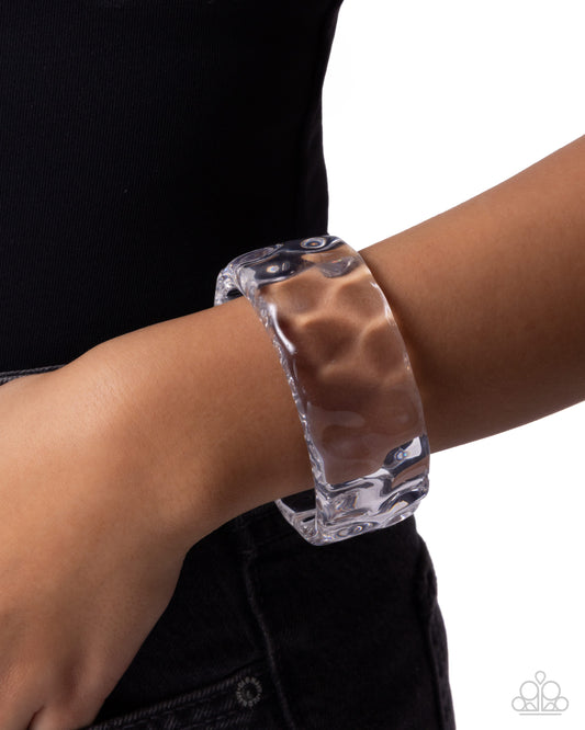 Adorable Andante - white - Paparazzi bracelet