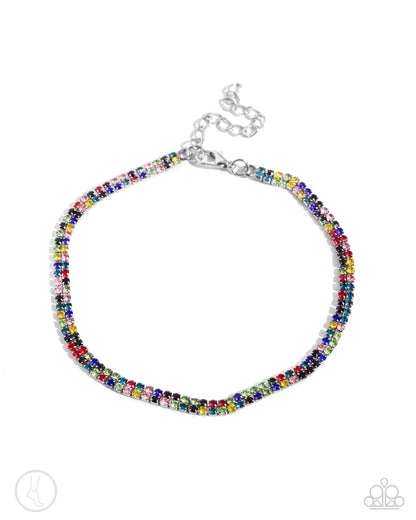 Adorable Anklet - multi - Paparazzi anklet