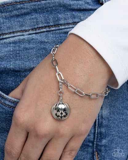 Adorable Apparition - silver - Paparazzi charm bracelet