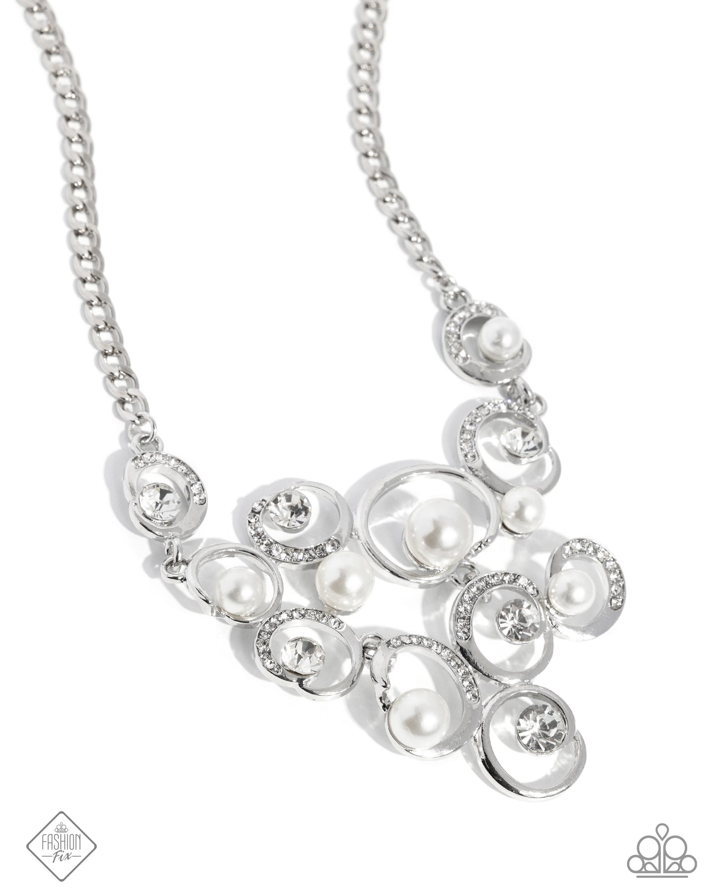 Adorable Archetype - white - Paparazzi necklace