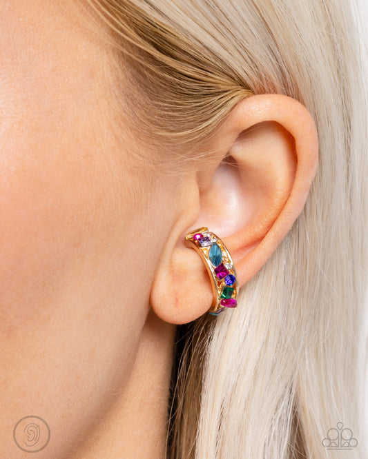 Adorable Assortment - gold - Paparazzi ear cuff