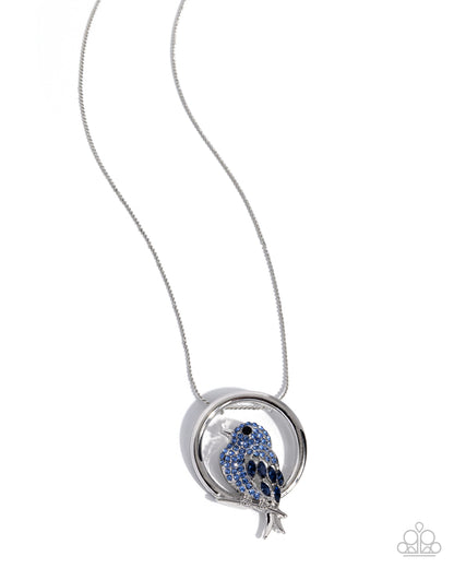 Adorable Aviation - blue - Paparazzi necklace