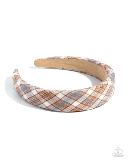 Adorably Academic - brown - Paparazzi headband