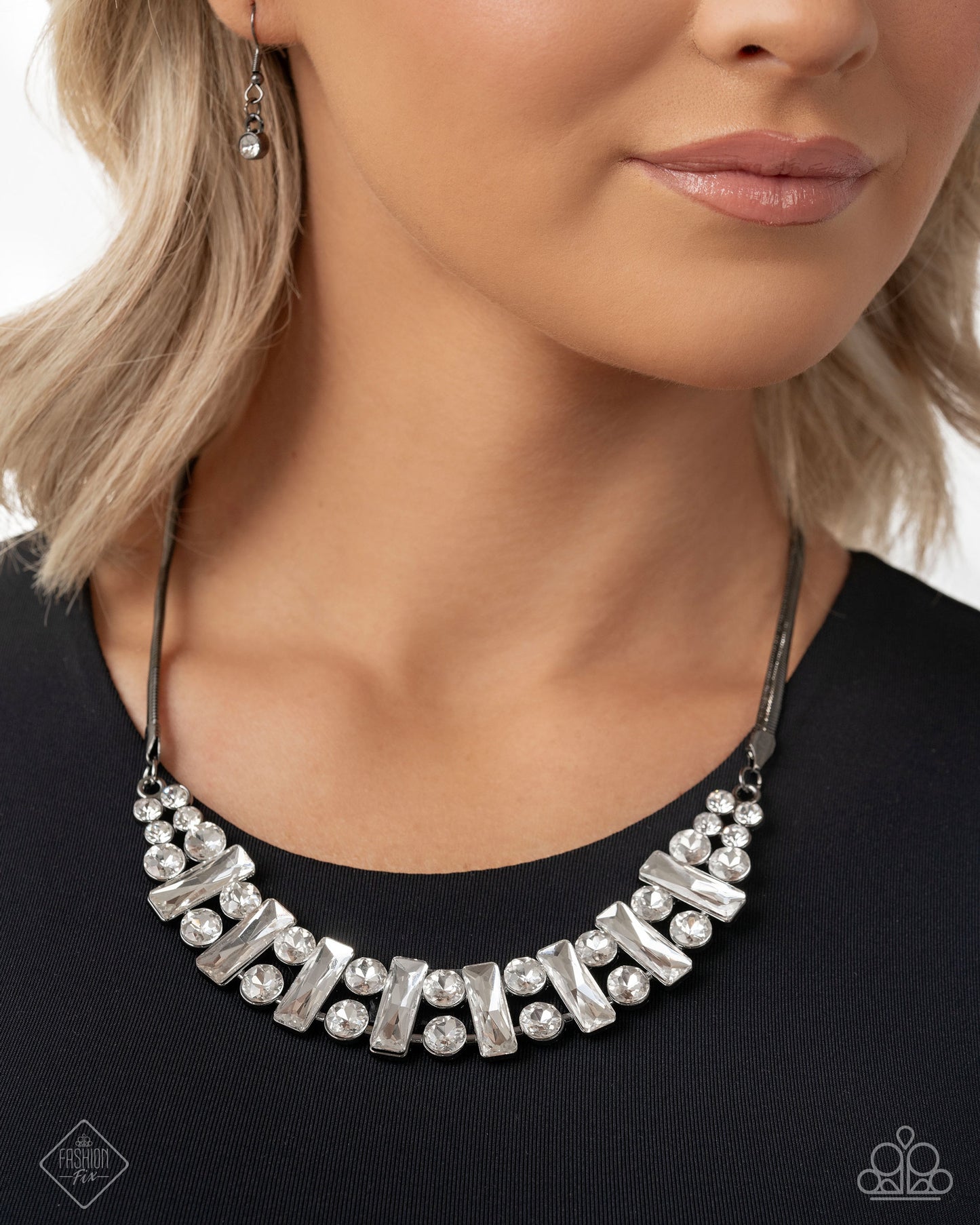 Adorably Assertive - black - Paparazzi necklace