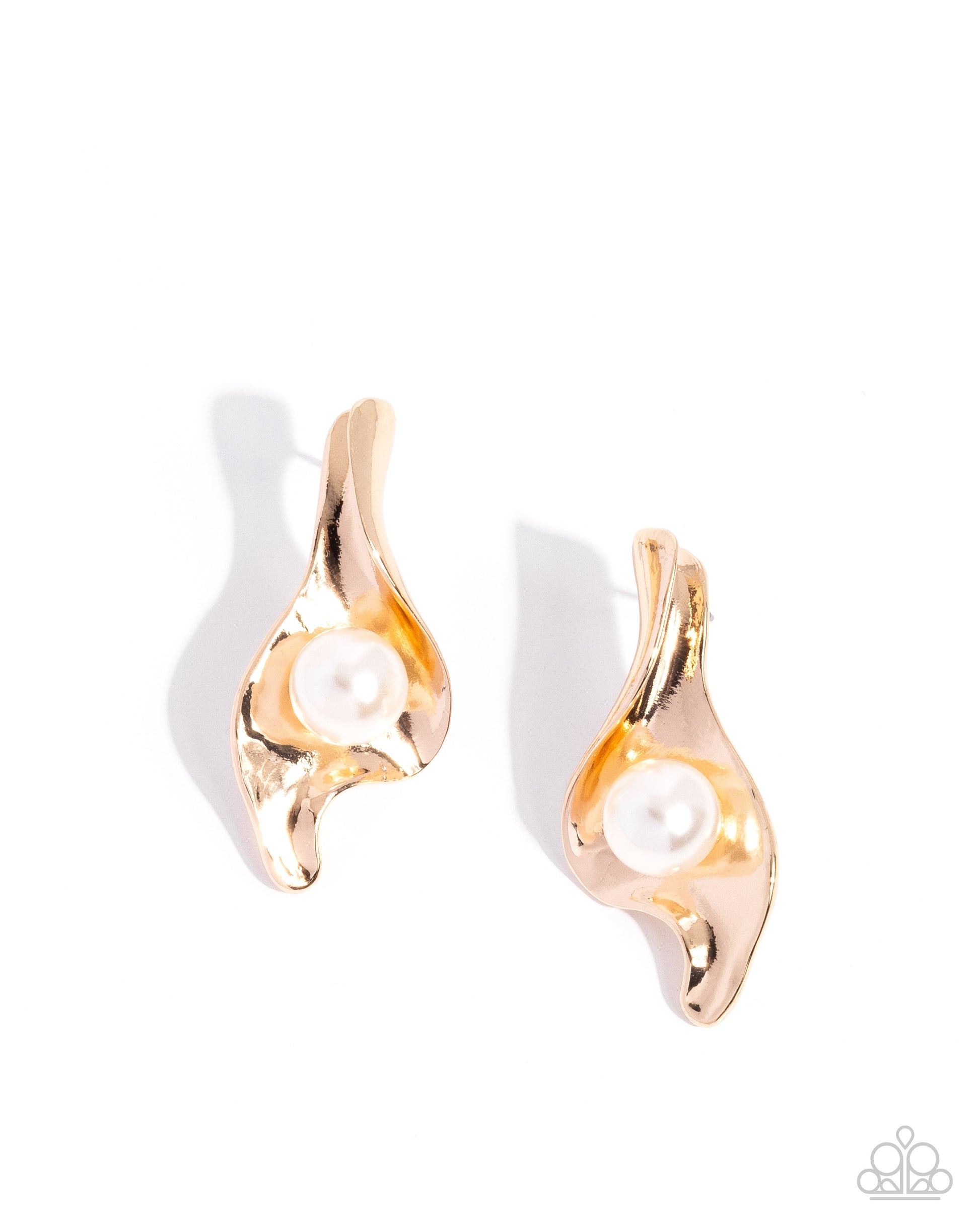 Adorably Audacious - gold - Paparazzi earrings